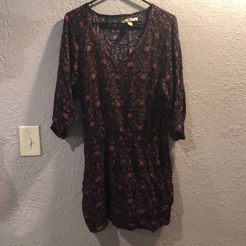 Forever 21 3/4 sleeve skater dress